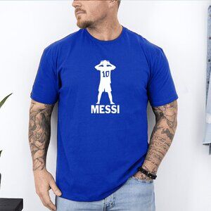 Lionel Messi Heat Pressed Graphic Tee | Men’s Soccer Shirt S-2XL